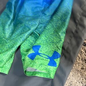 Under Armour Blue and Green Performance Leggings